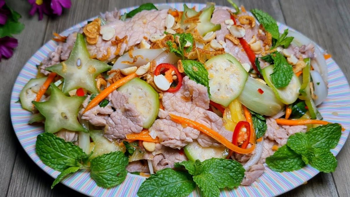 Món trộn gỏi ngon từ thịt bò chống ngán