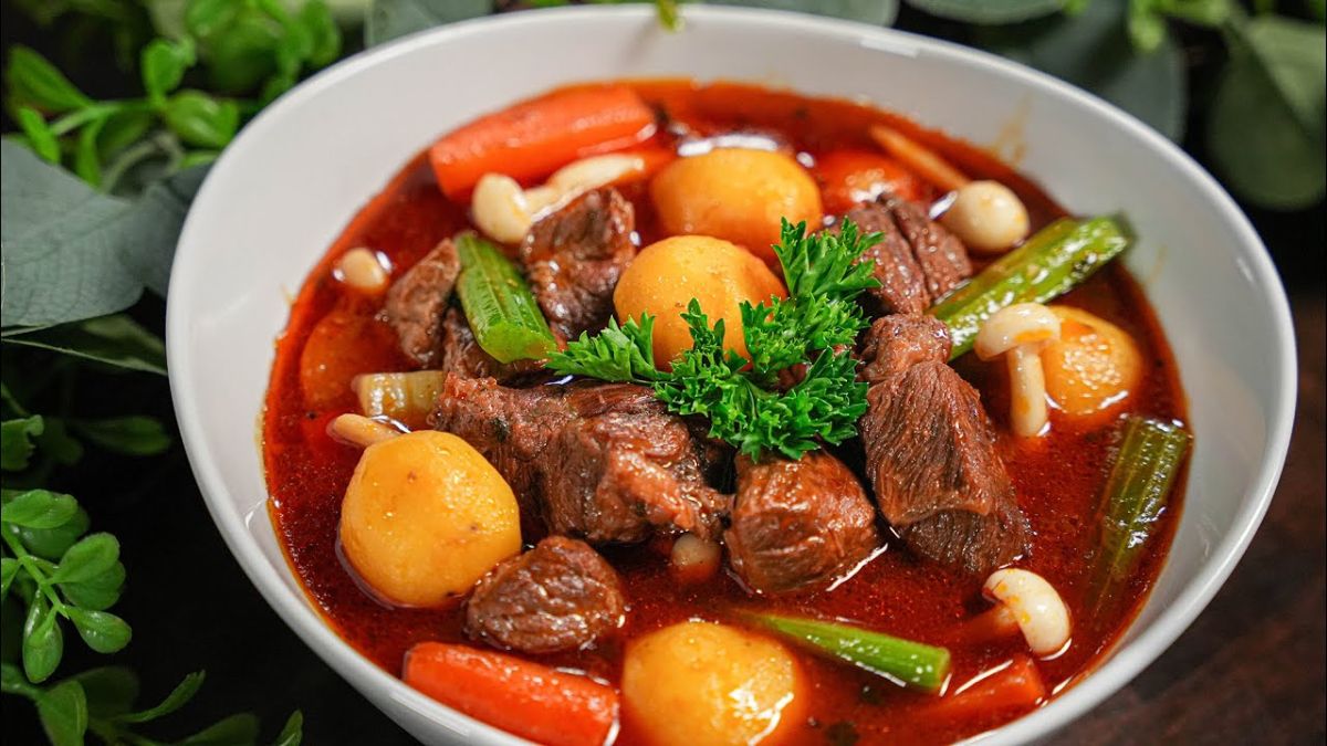Món canh ngon từ thịt bò thanh mát, dễ ăn