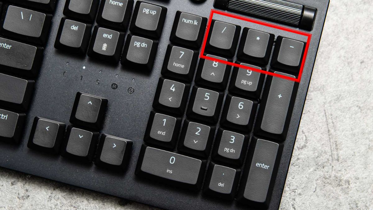 Cách chọn nút chuột khi dùng Mouse Keys