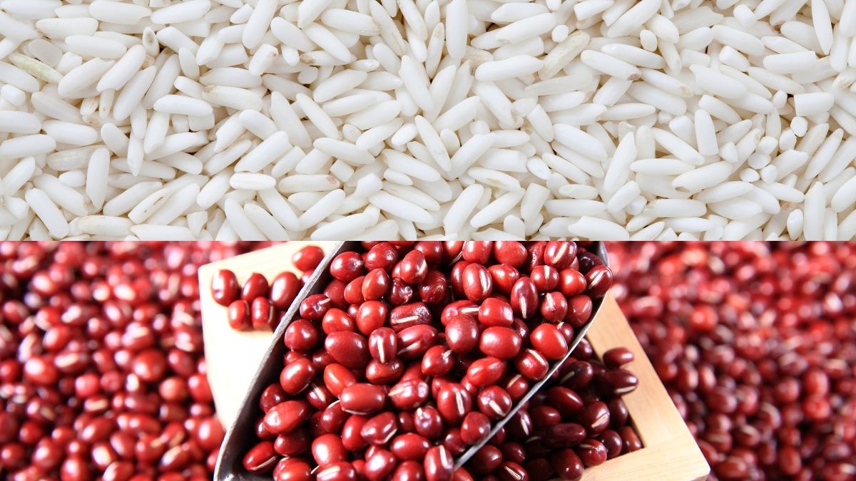 Chuẩn bị nguyên liệu nấu xôi đậu đỏ bằng nồi cơm điện