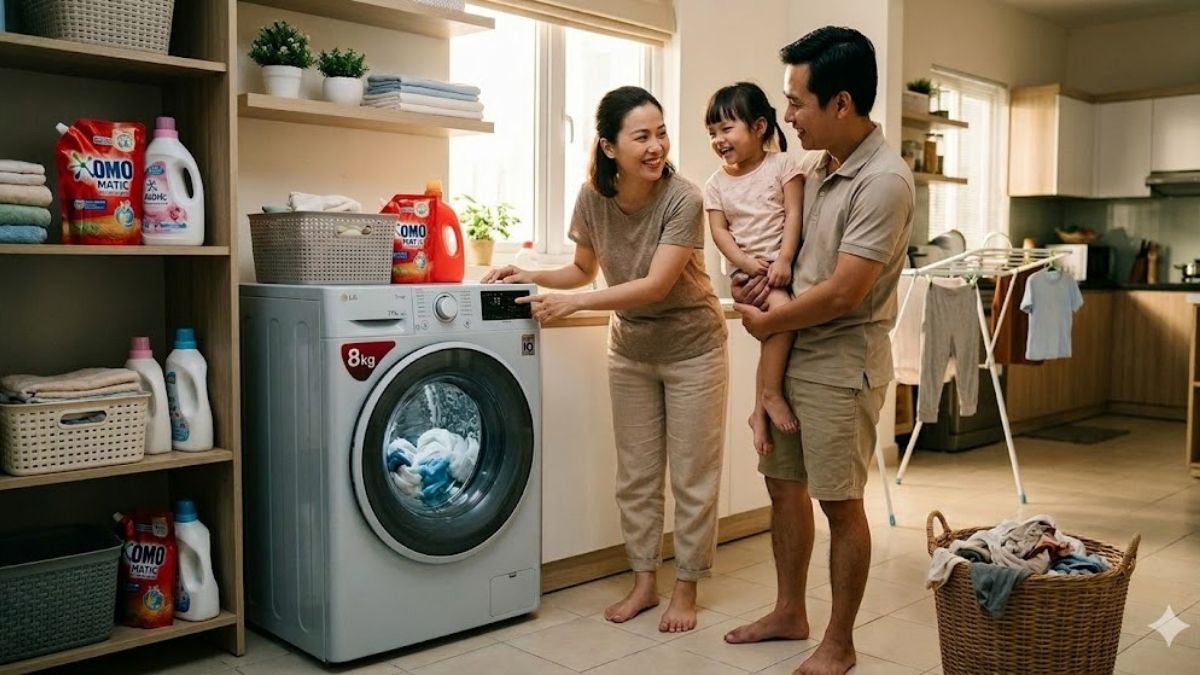 Cách xác định nên mua máy giặt bao nhiêu kg