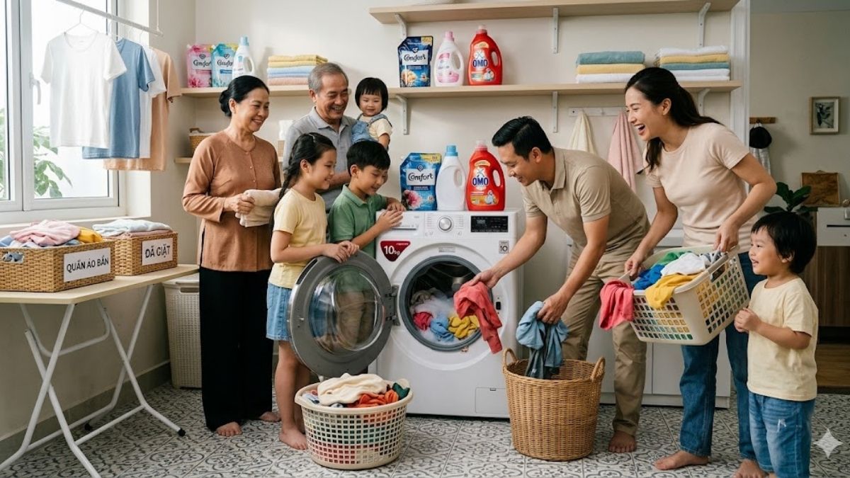 Cách xác định nên mua máy giặt bao nhiêu kg