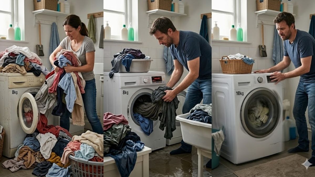 không biết nên mua máy giặt mấy kg là vừa sẽ mắc lỗi gây lãng phí