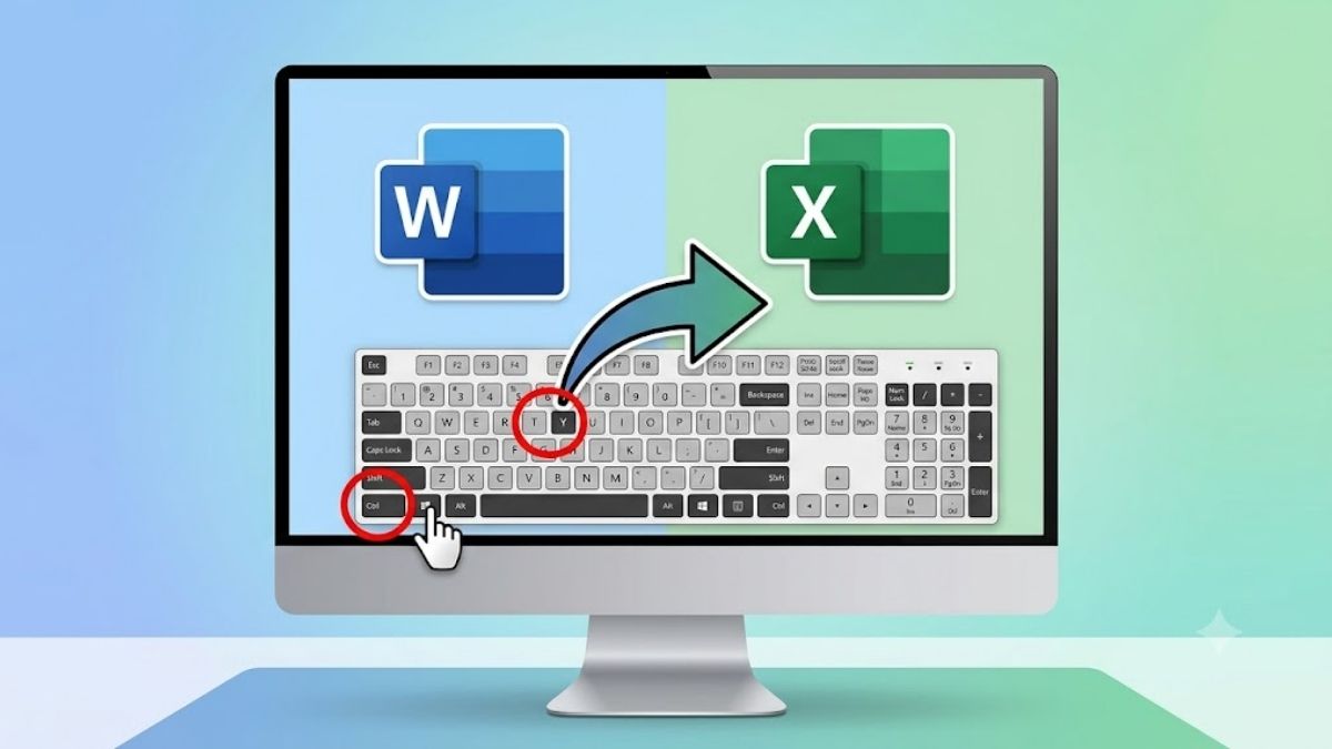 Sử dụng Redo trong Word và Excel