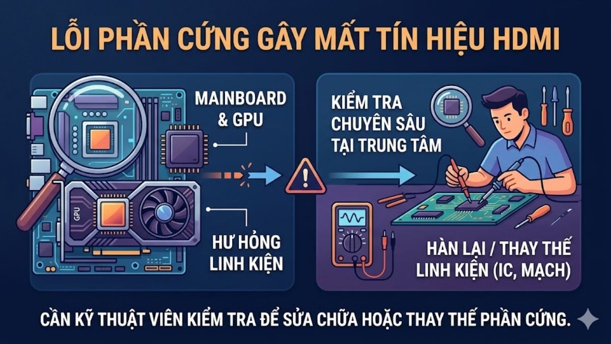 Sửa lỗi No HDMI signal from your device