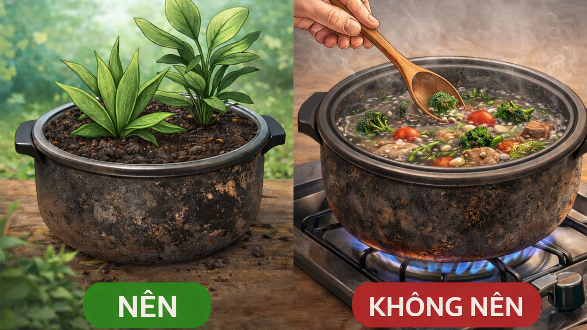 Có nên tái sử dụng nồi tróc chống dính cho việc khác không?