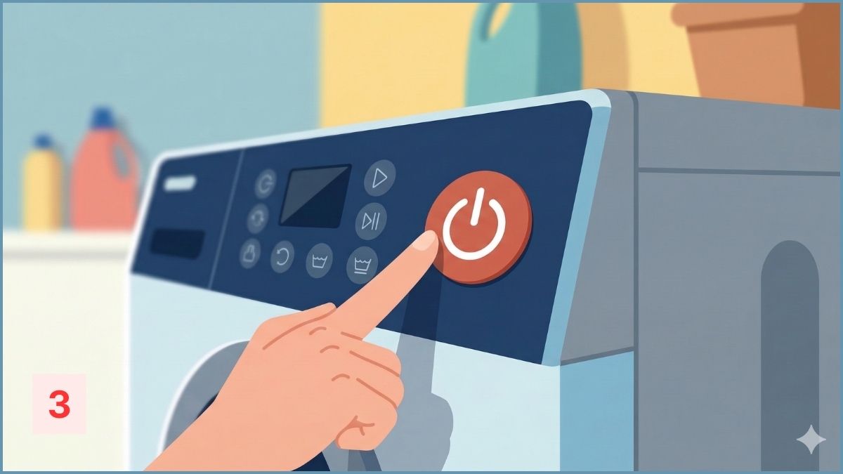 Cách sử dụng chế độ Normal trên máy giặt đúng cách bước 3