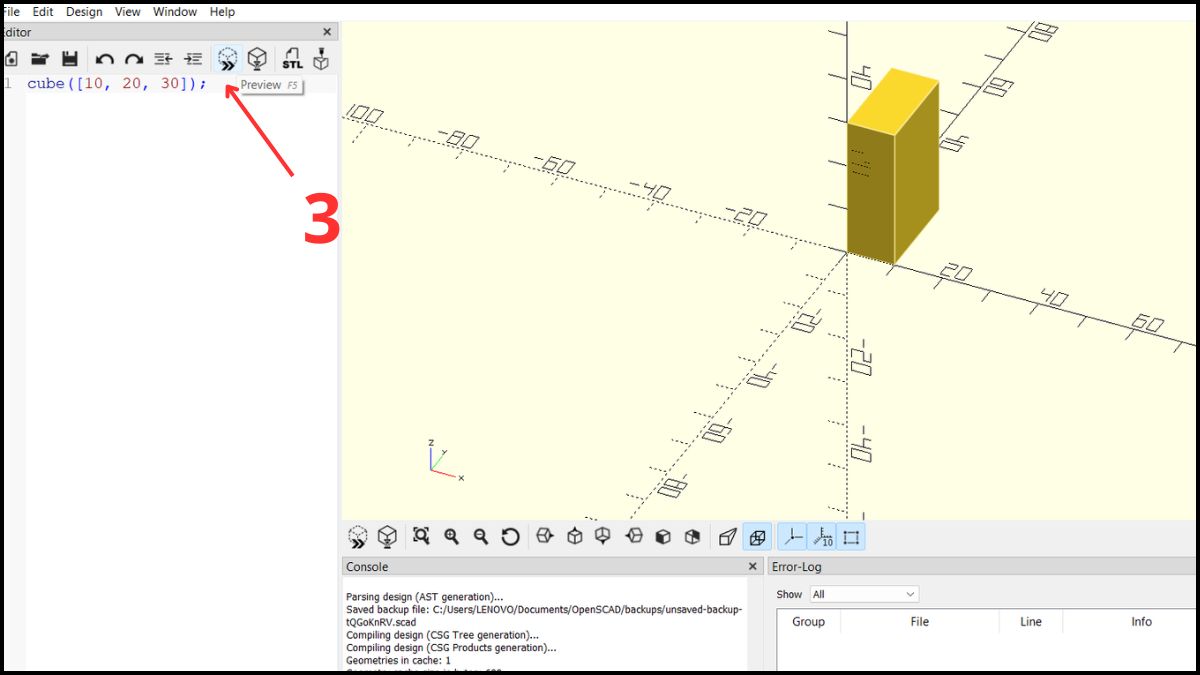 Cách tạo mô hình 3D đơn giản bằng code