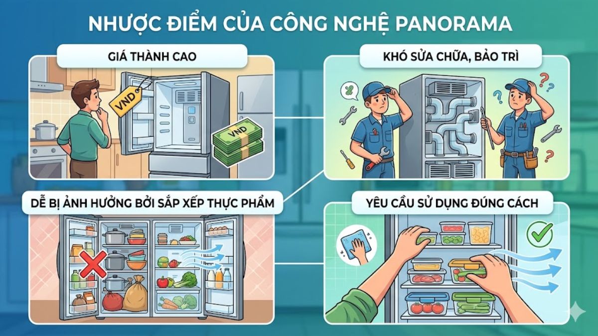 Nhược điểm của công nghệ Panorama 