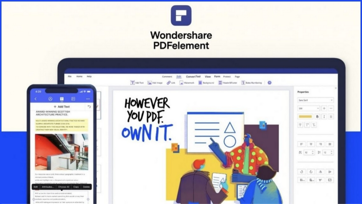 Nhần mềm chuyển ảnh sang Word trên máy tính: PDF Element