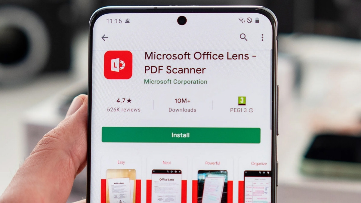 Phần mềm chuyển ảnh sang Word trên điện thoại: Microsoft Lens 