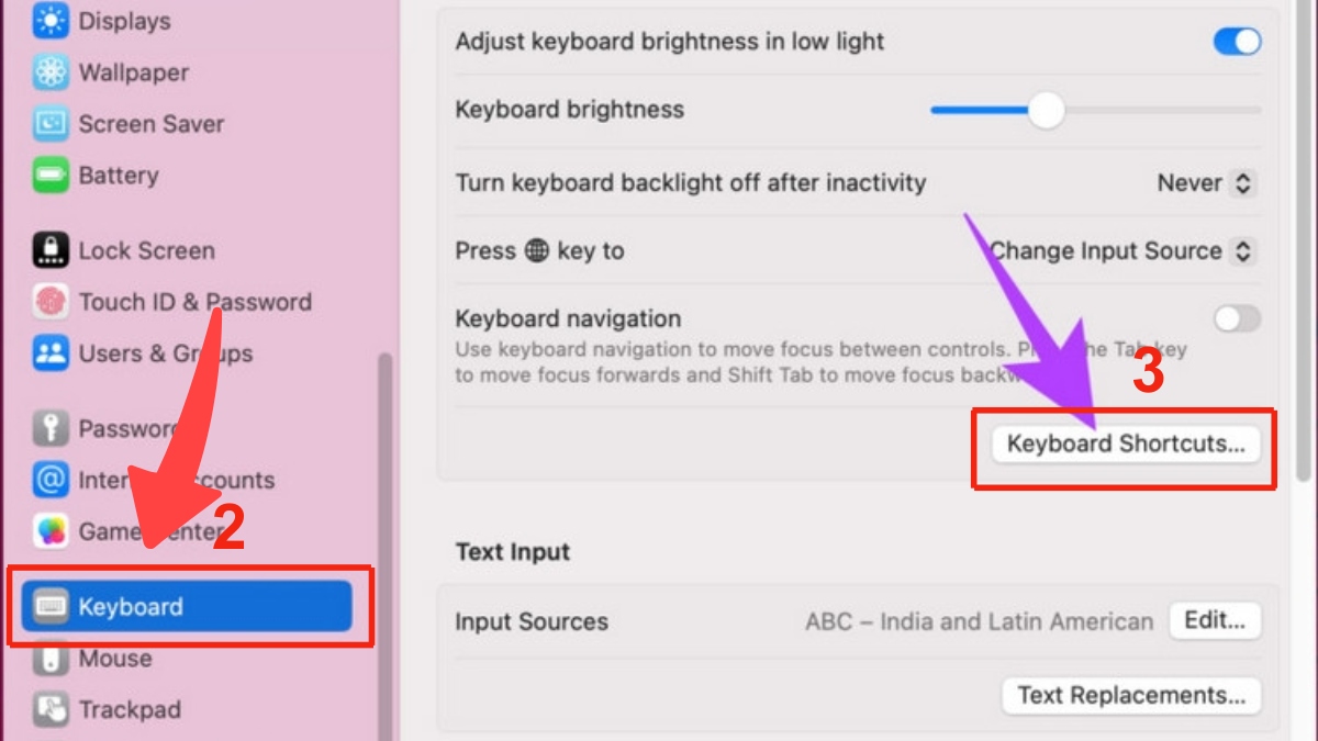 Cách thiết lập phím tắt thay đổi ngôn ngữ trên MacBook