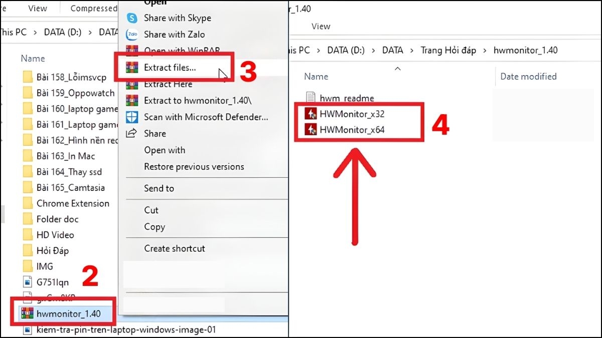 Kiểm tra pin laptop bị chai: Dùng phần mềm HWMonitor Bước 2