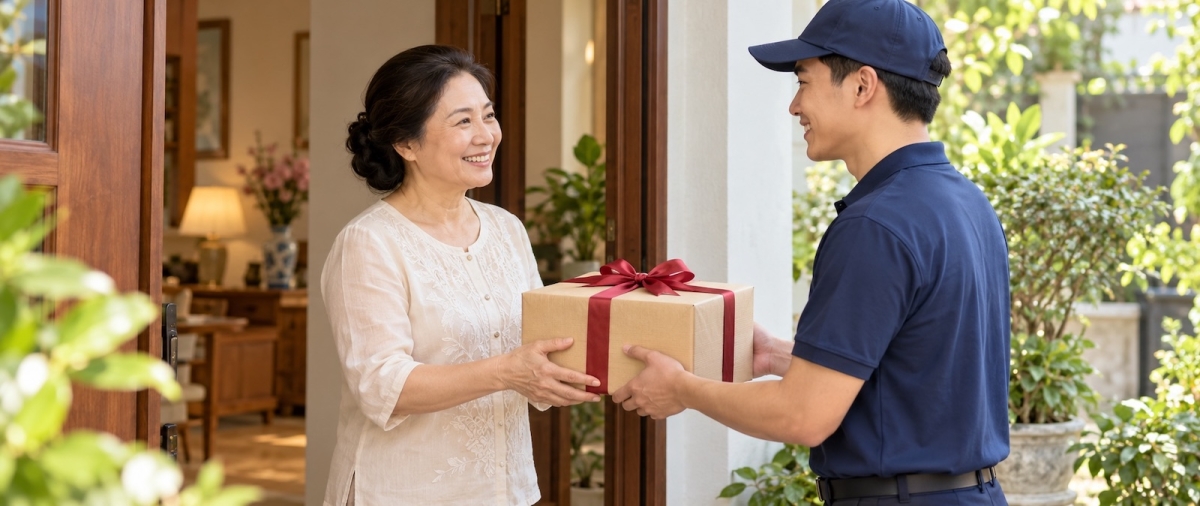Quà 20/10 cho mẹ ở xa con