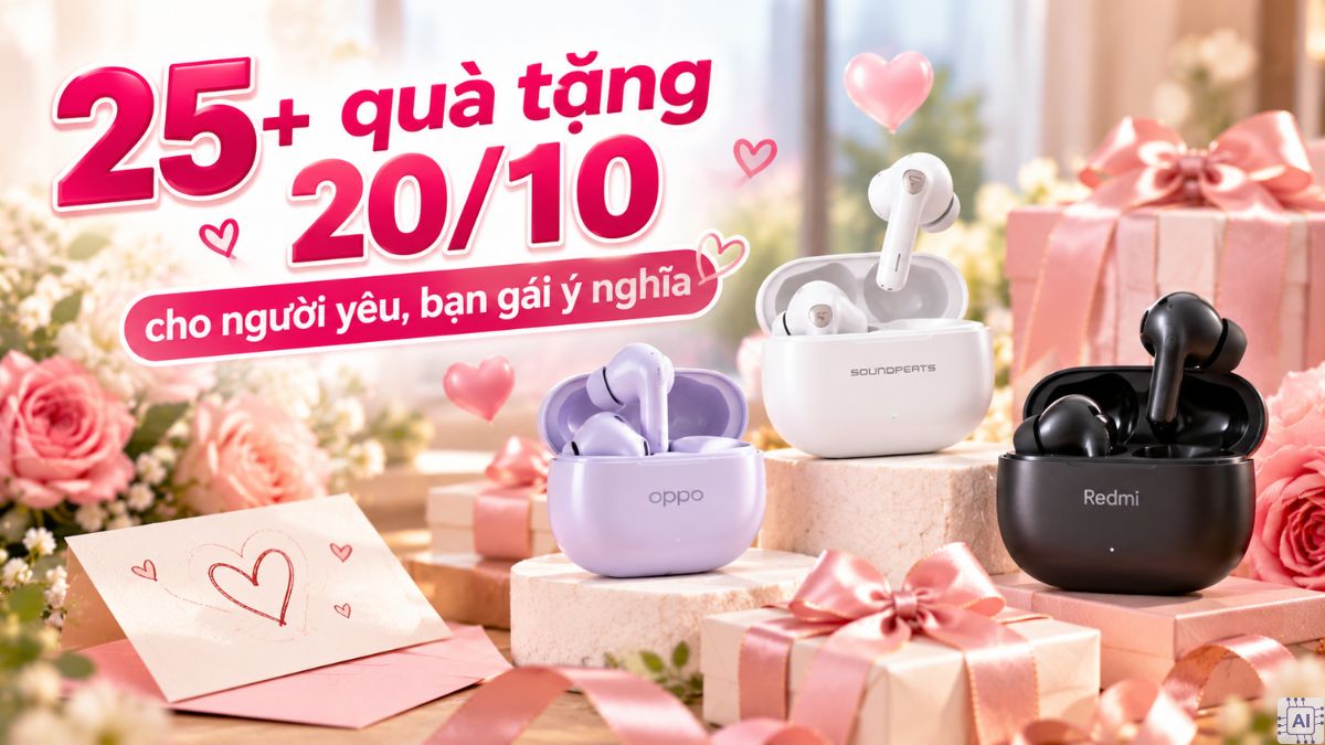Quà tặng 20/10 công nghệ cho người yêu