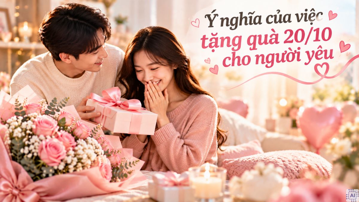 Ý nghĩa của việc tặng quà 20/10 cho người yêu