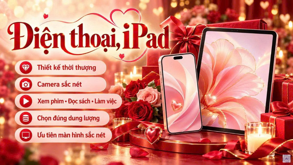 Quà 20/10 công nghệ và gia dụng cho vợ