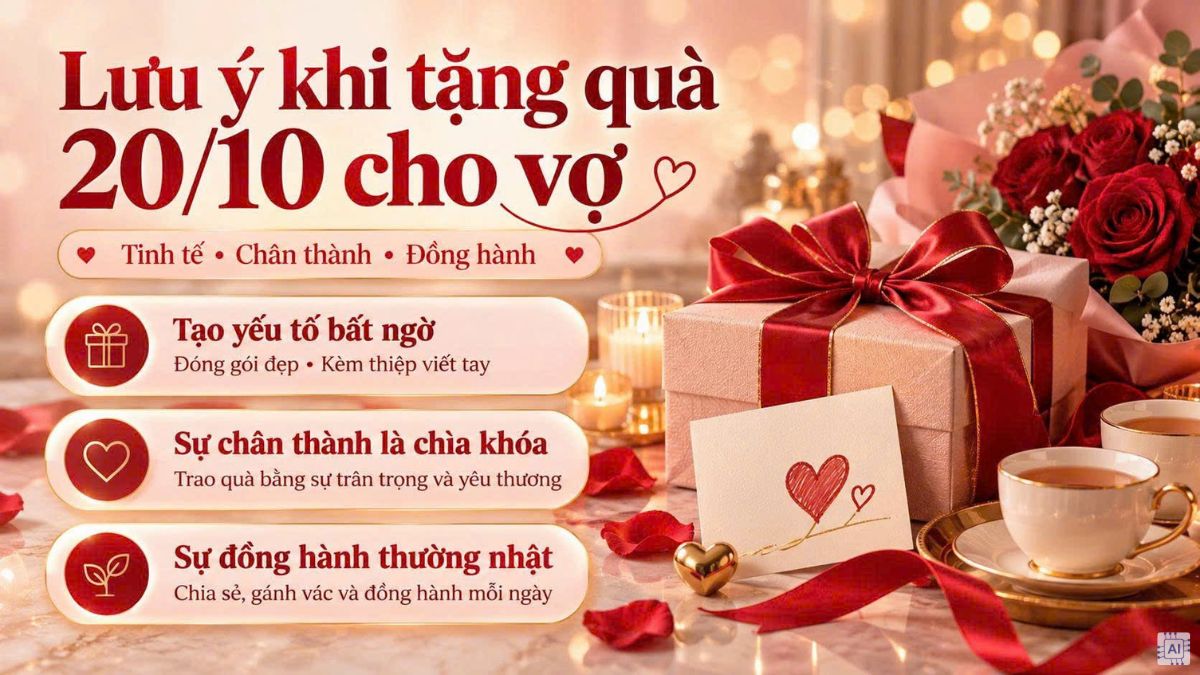 Quà 20/10 công nghệ và gia dụng cho vợ