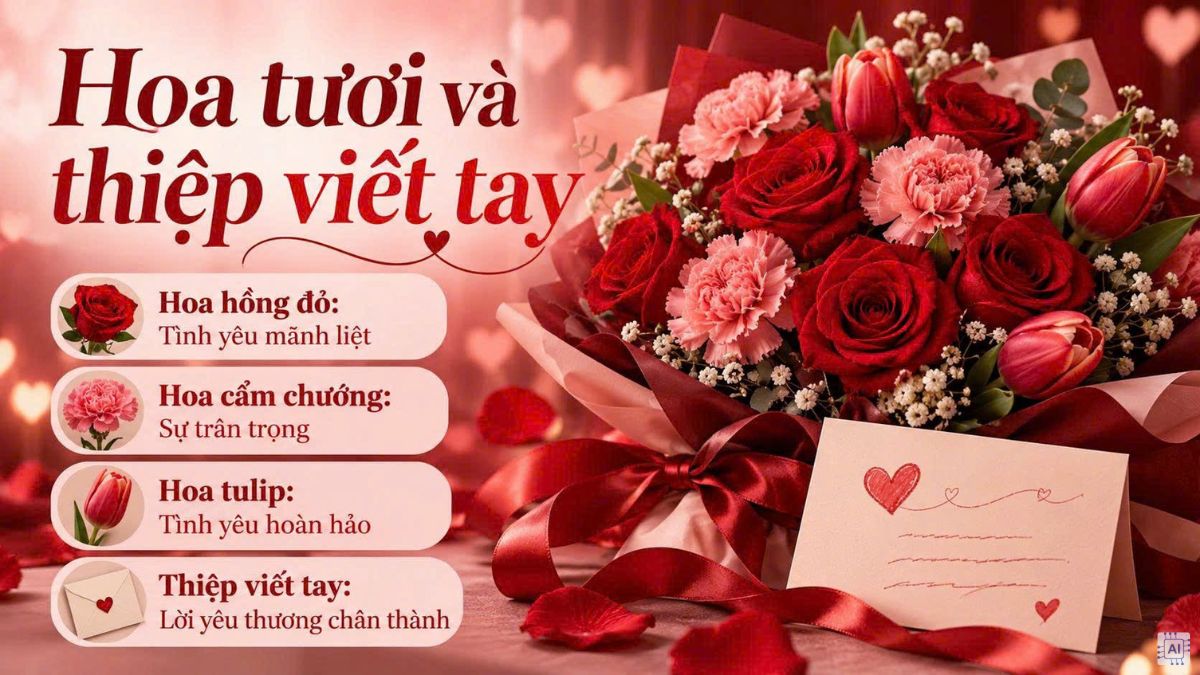 Quà 20/10 cho vợ lãng mạn, tinh tế