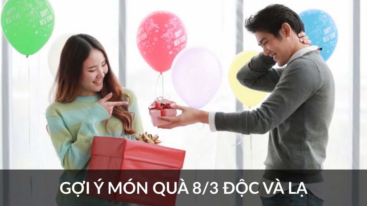 Gợi ý món quà 8/3 độc và lạ không đụng hàng năm 2026
