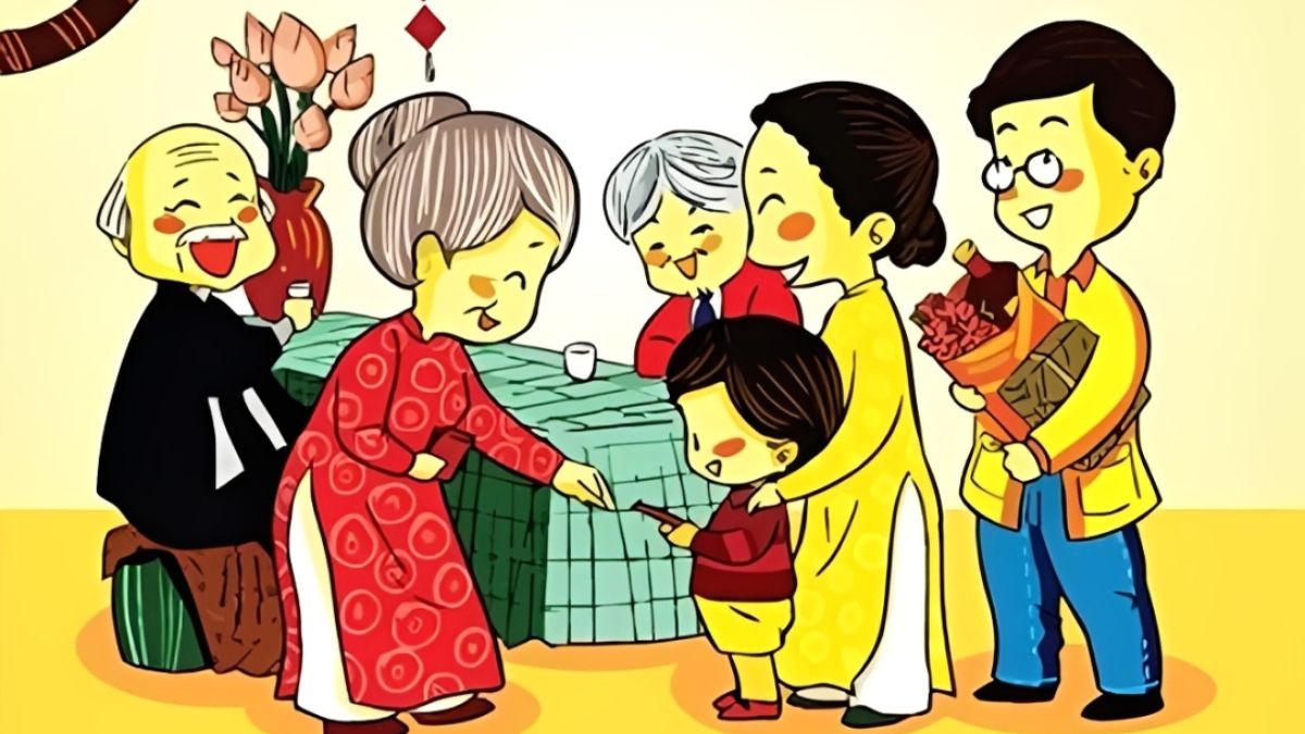 Mừng thọ là dịp để gia đình, con cháu tụ họp để kính chúc ông bà.