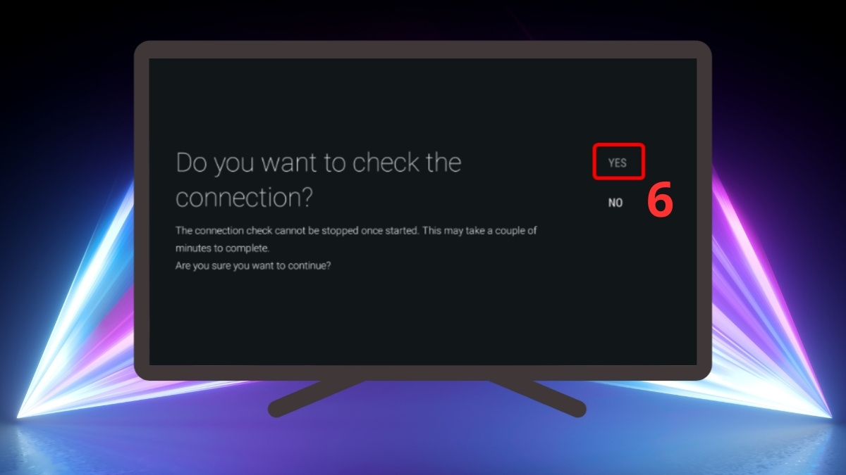 Sửa remote tivi Sony không nhận giọng nói: Kiểm tra kết nối mạng bước 3