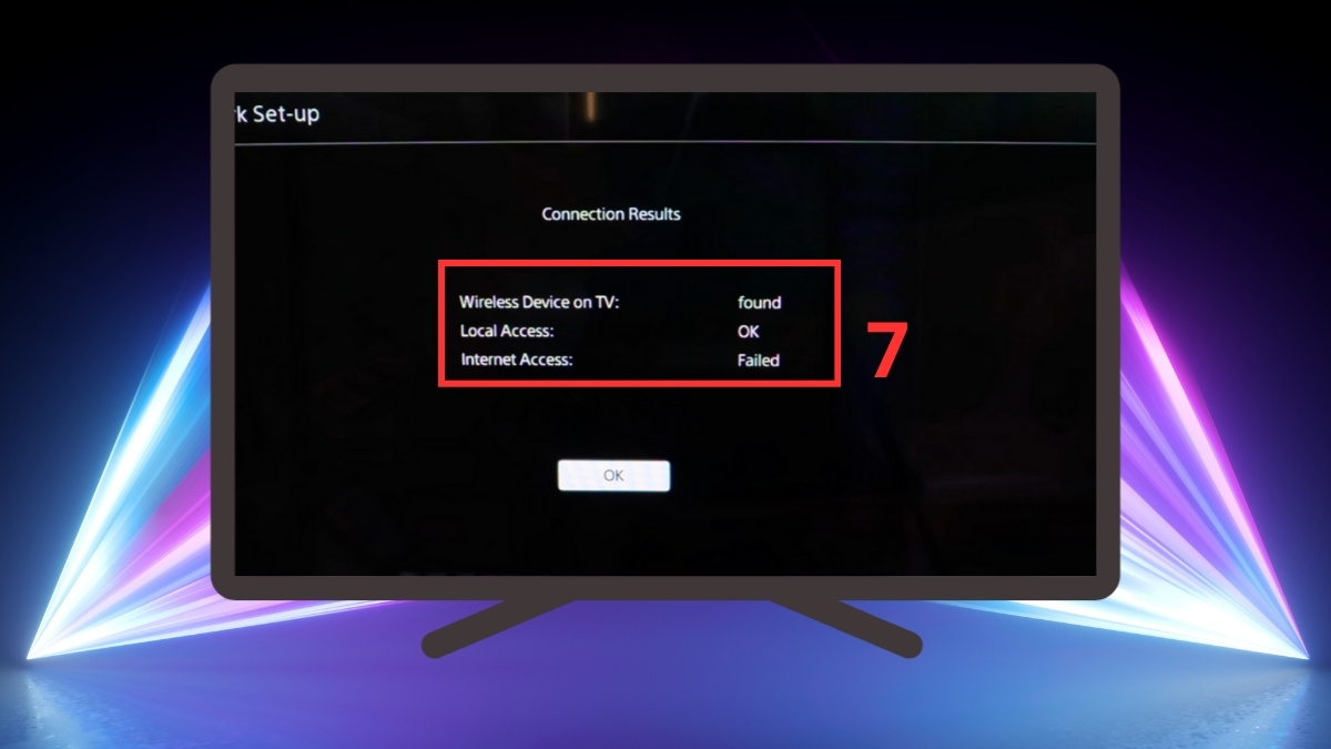 Sửa remote tivi Sony không nhận giọng nói: Kiểm tra kết nối mạng bước 3