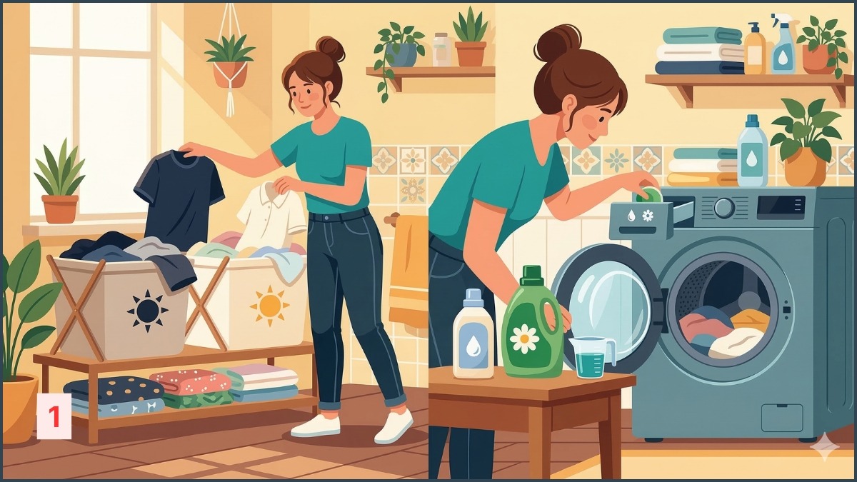 Cách hẹn giờ giặt bằng chế độ Reserve từng bước