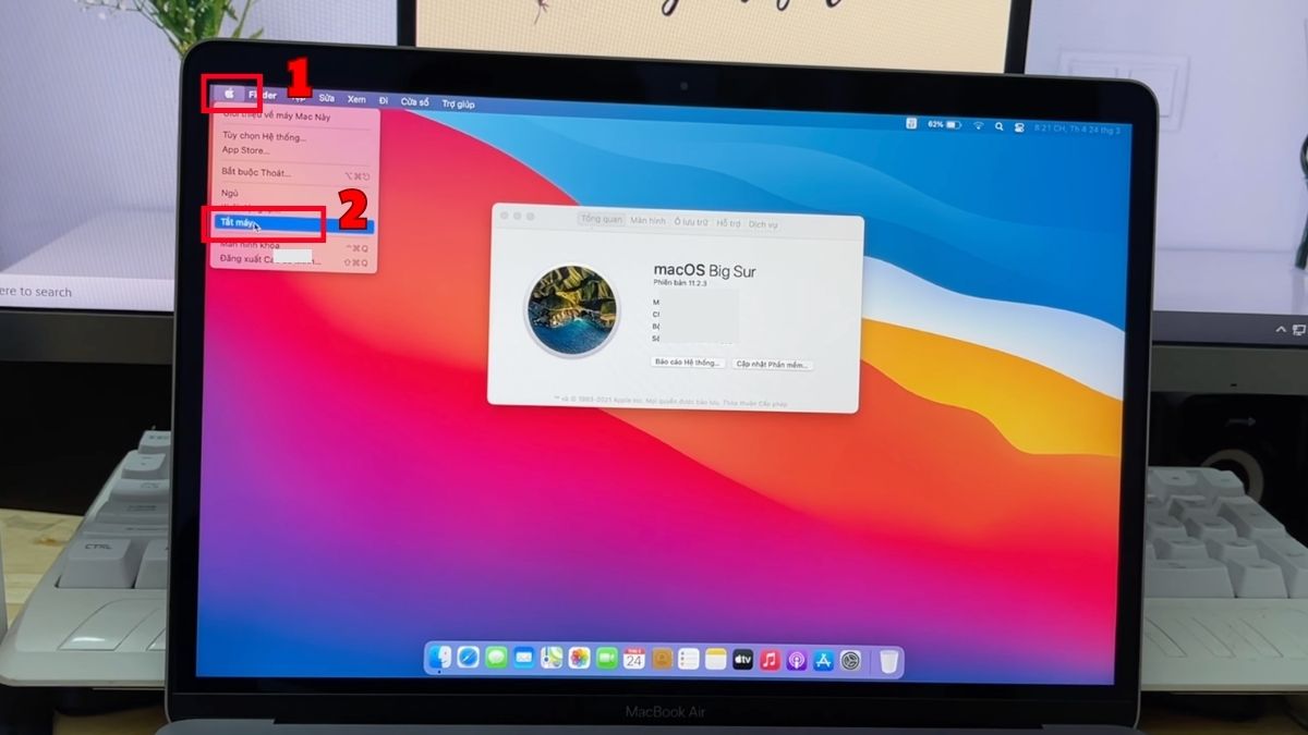 Reset MacBook trên macOS Big Sur 