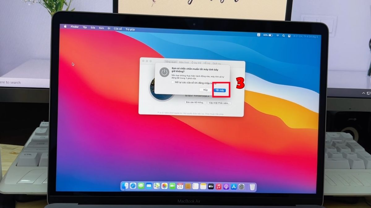 Reset MacBook trên macOS Big Sur 