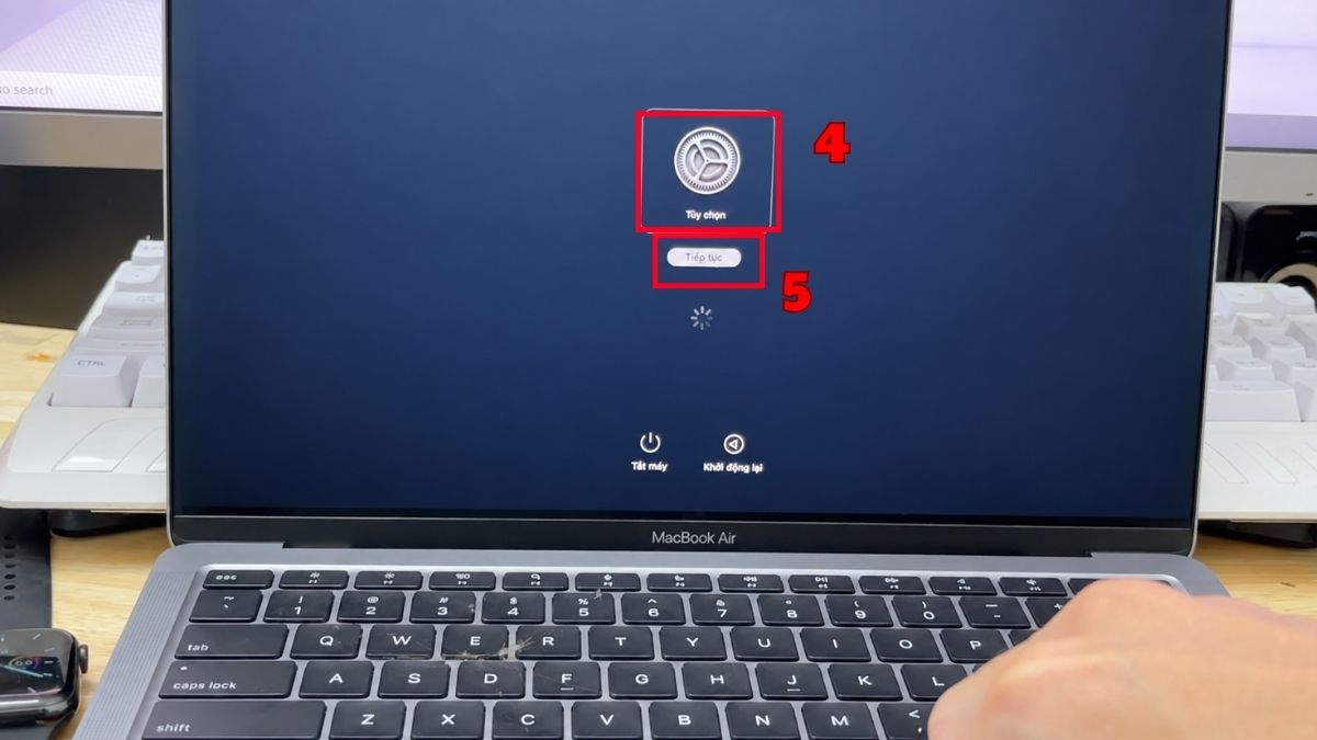 Reset MacBook trên macOS Big Sur 