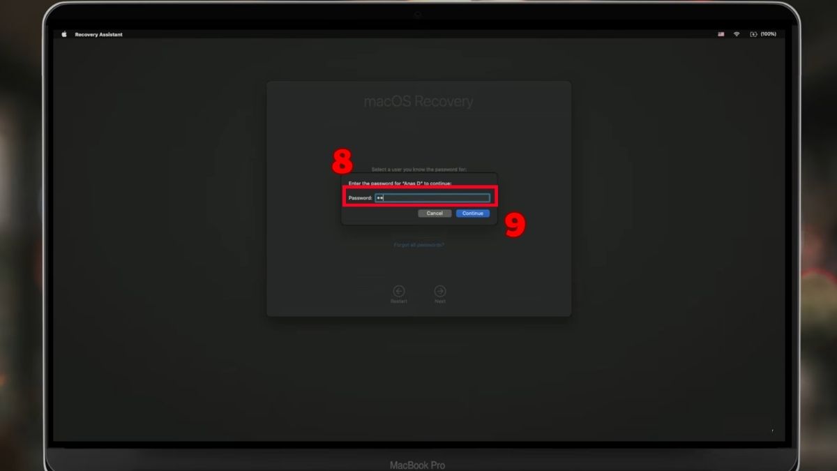 Reset MacBook trên macOS Big Sur 