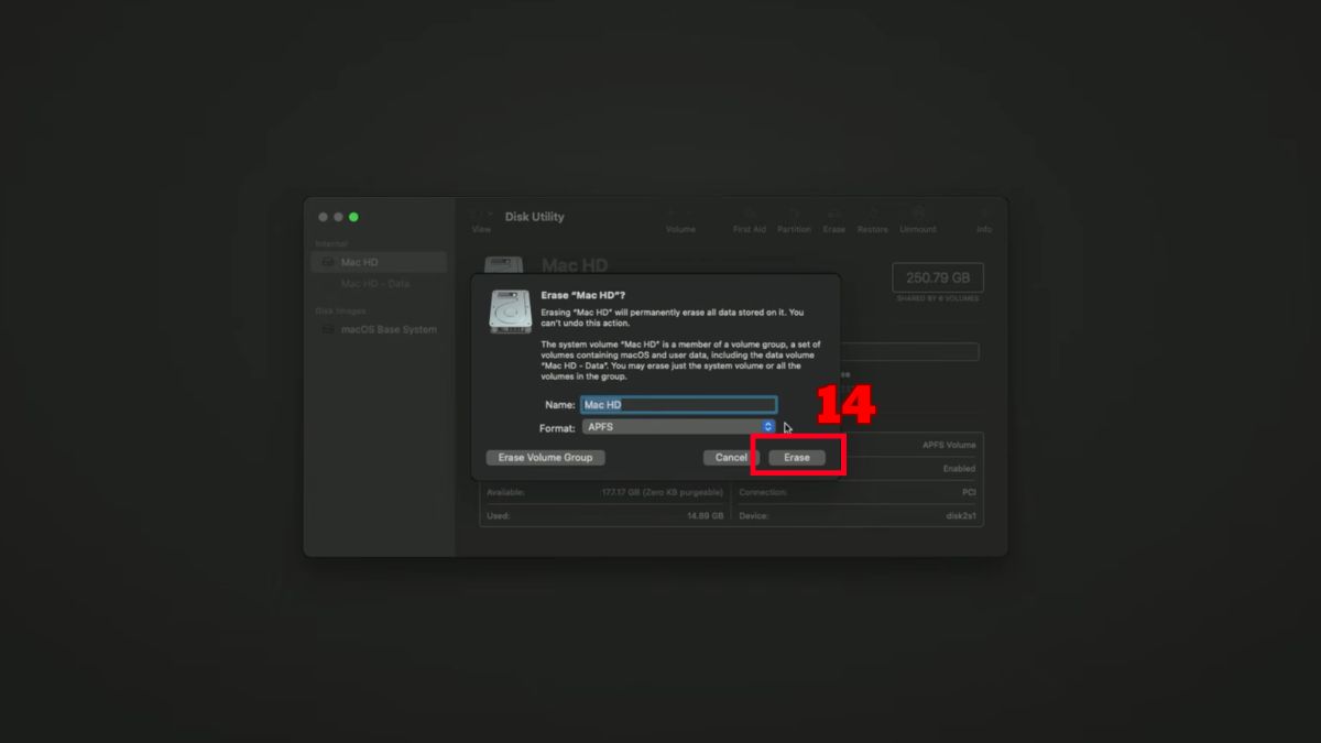 Reset MacBook trên macOS Big Sur 
