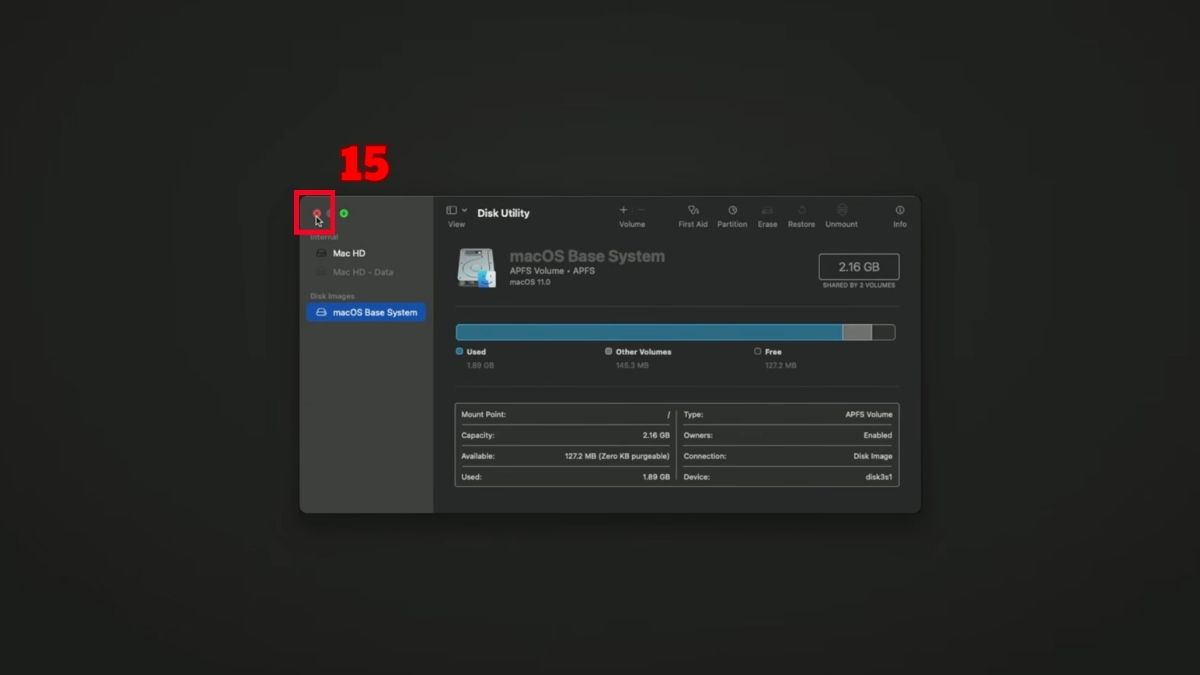 Reset MacBook trên macOS Big Sur 