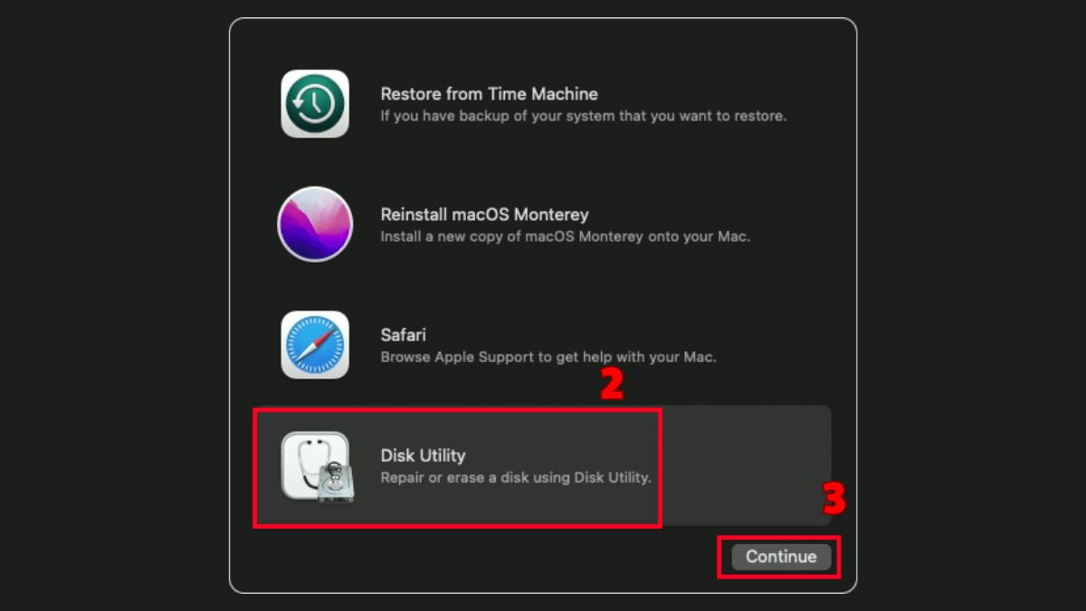 Cách xử lý lỗi khi reset MacBook