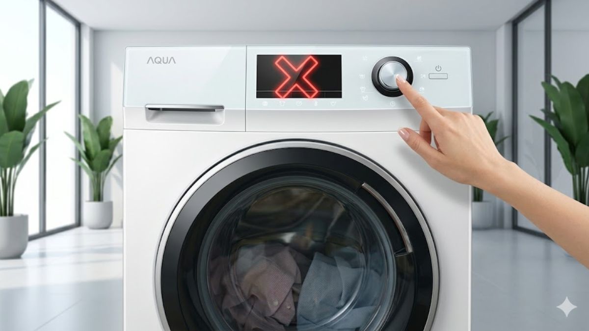 Nguyên nhân cần reset máy giặt Aqua