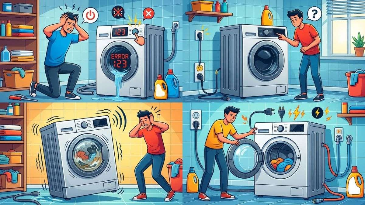 Các trường hợp cần gọi trung tâm bảo hành hoặc thợ sửa?