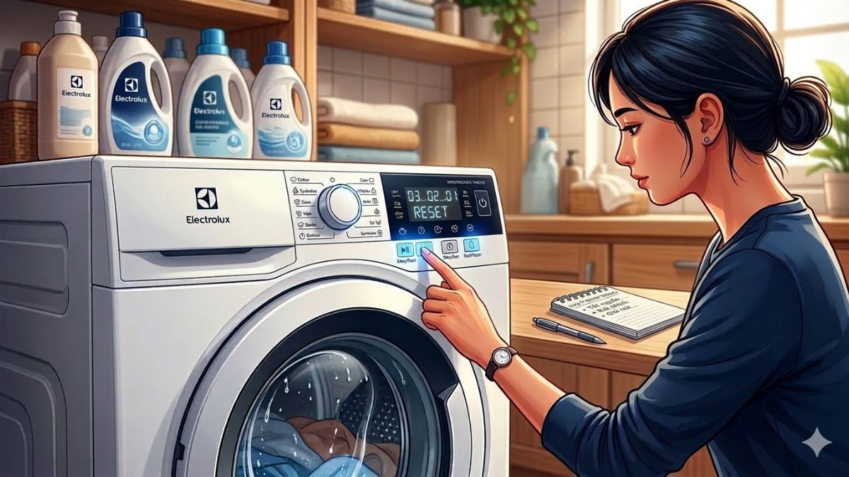 Lưu ý quan trọng khi reset máy giặt Electrolux