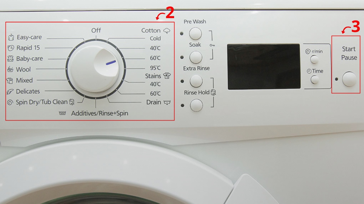 Cách reset máy giặt Panasonic có nút Reset Cách 3