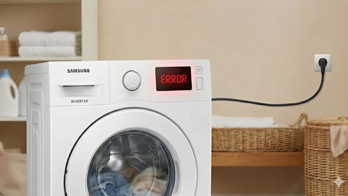 Nguyên nhân cần reset máy giặt Samsung