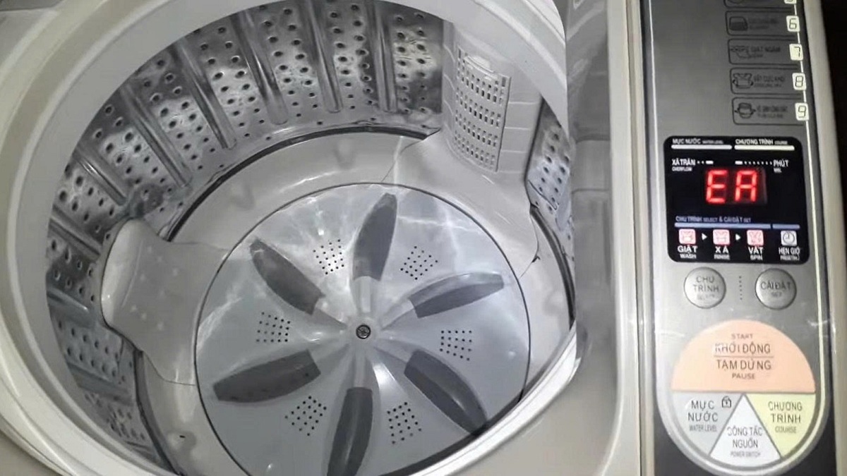 Dấu hiệu cần reset máy giặt Sanyo