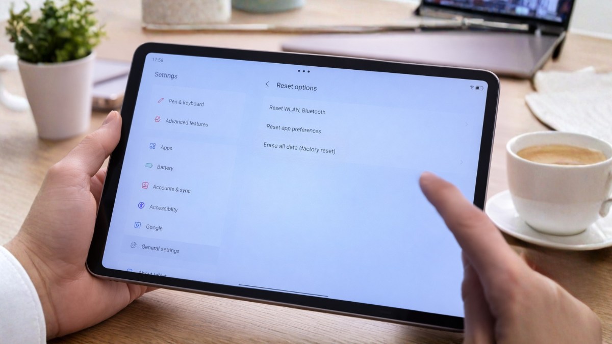 Phân biệt các loại reset máy tính bảng Lenovo