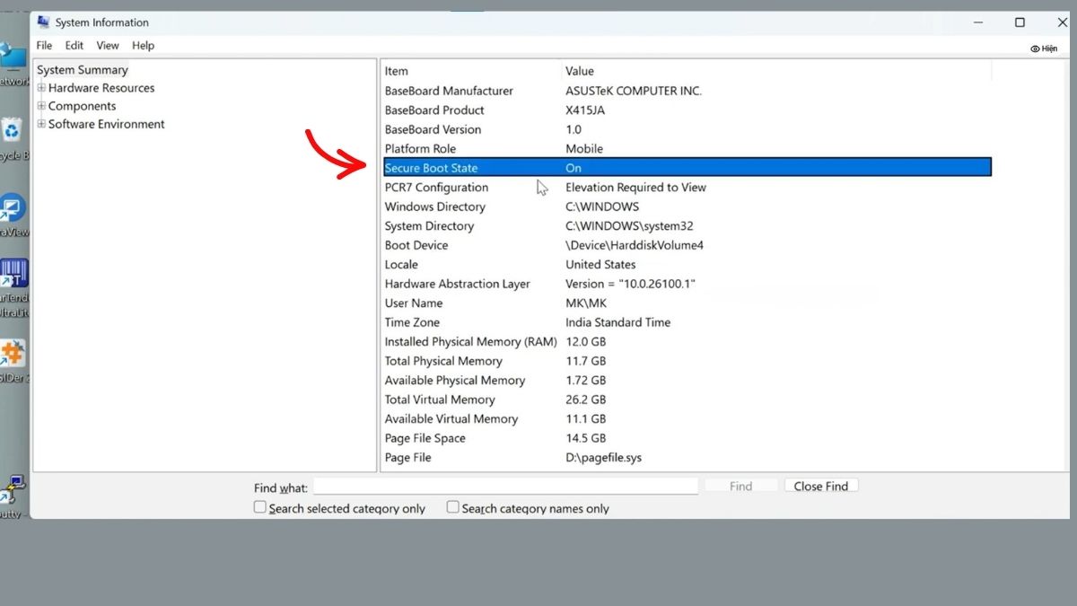 Cách kiểm tra Secure Boot đã được bật hay chưa