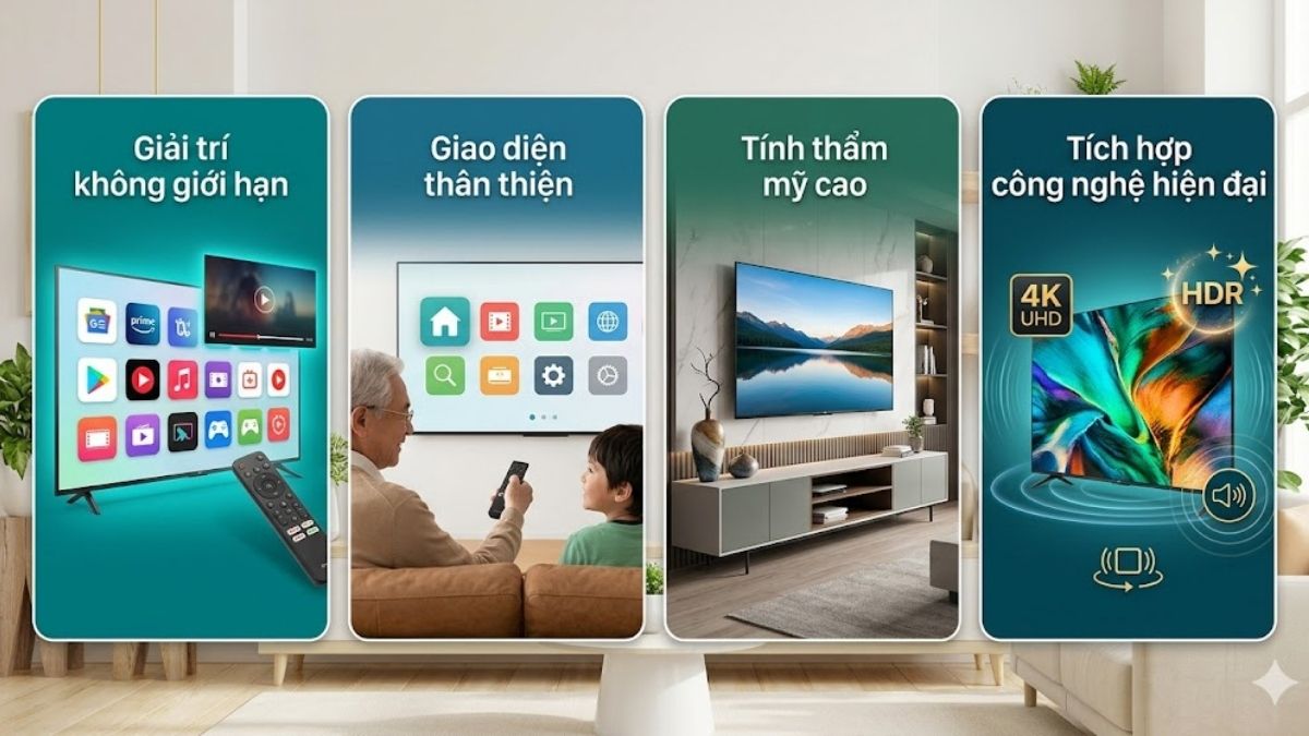Ưu và nhược điểm của Smart tivi