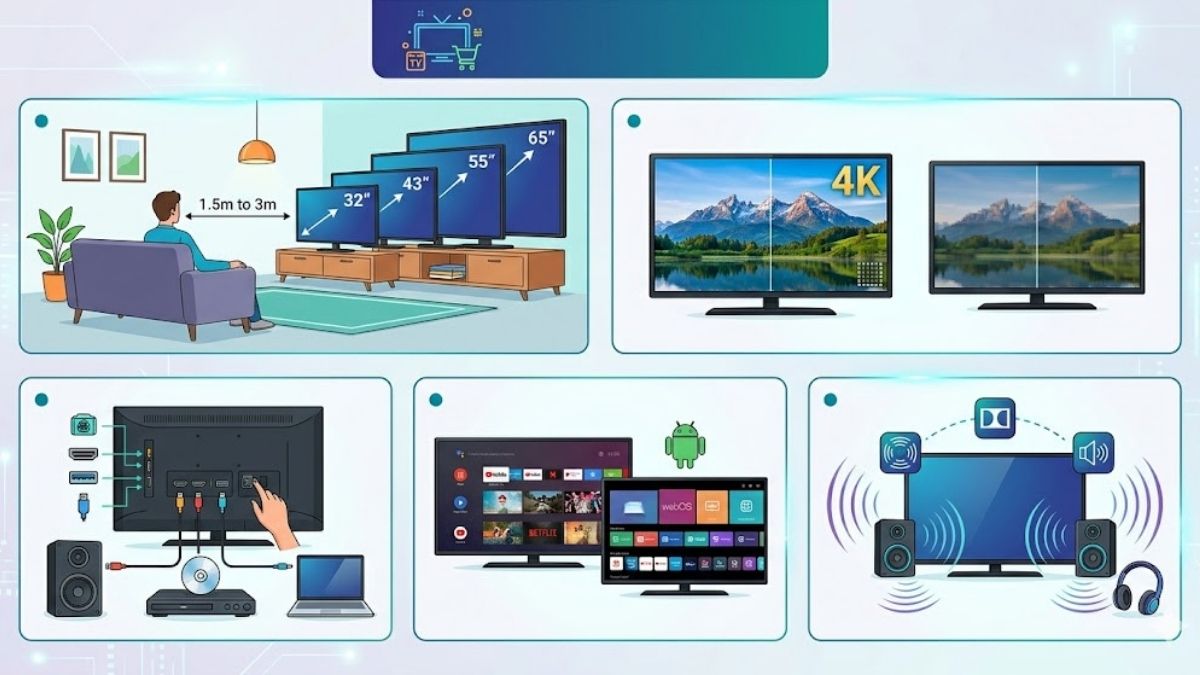 Kinh nghiệm chọn mua smart tivi phù hợp