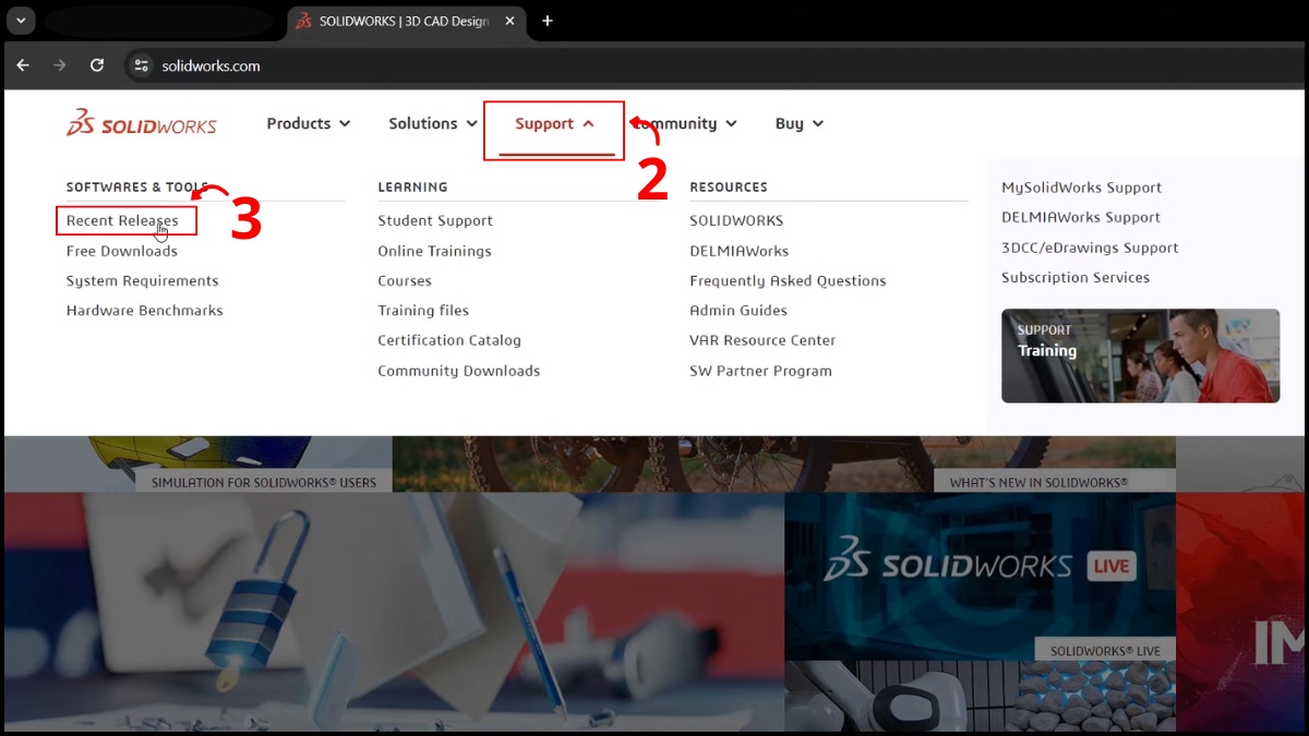 Cách tải SolidWorks 1