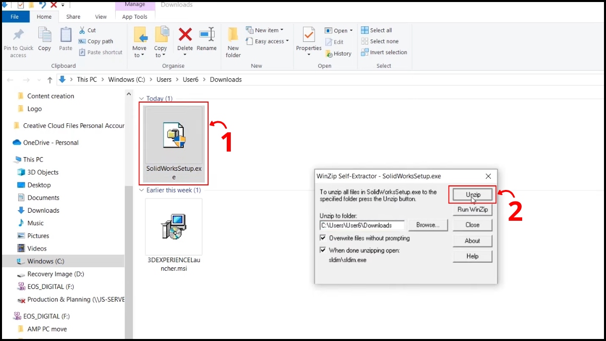 Cách cài đặt SolidWorks 1