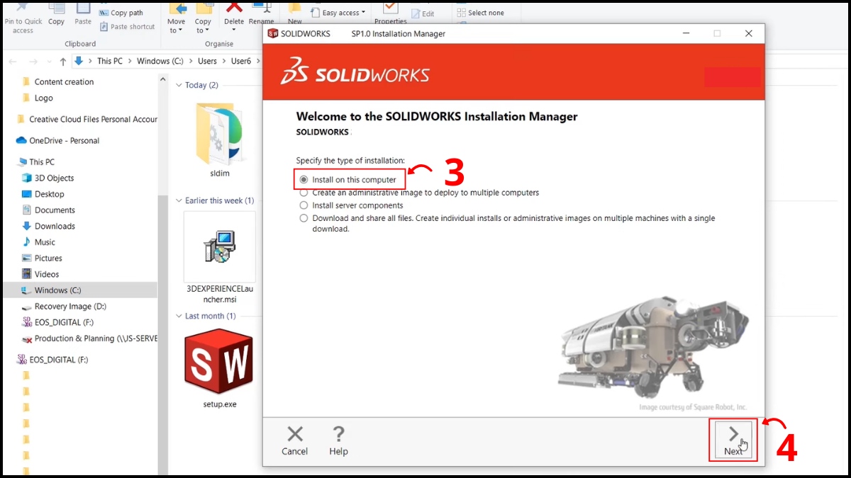 Cách cài đặt SolidWorks 1