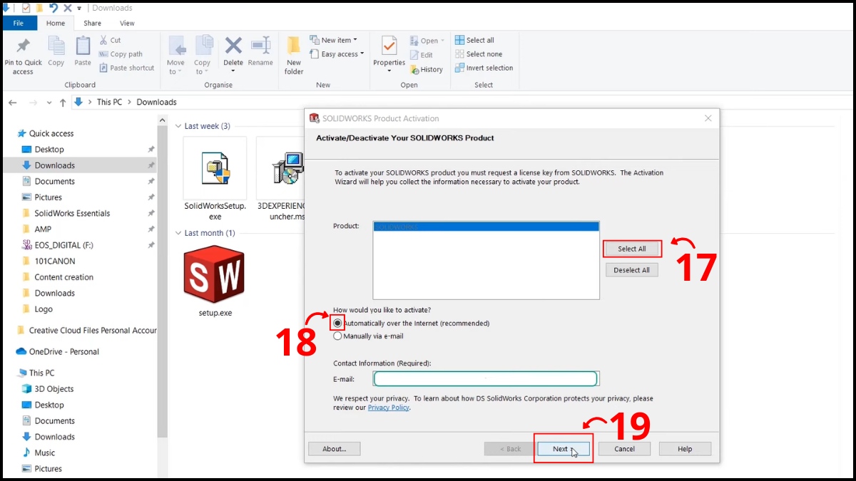Cách cài đặt SolidWorks 5