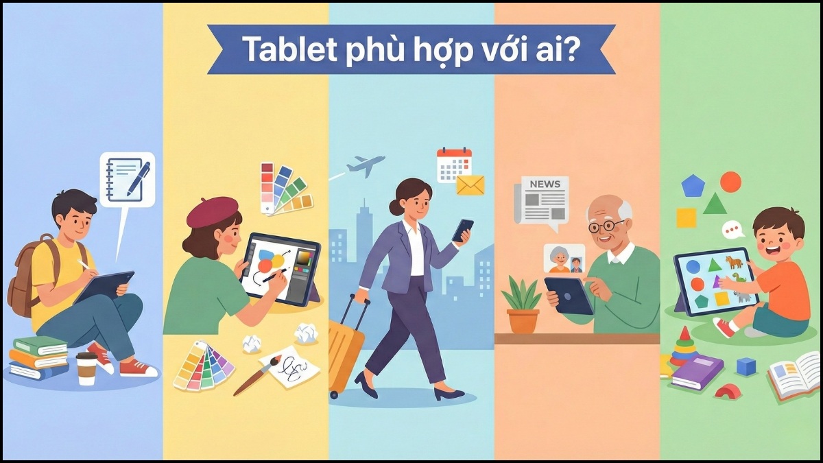 Tablet phù hợp với ai?